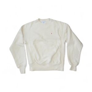 Champion Reverse Weave White Crewneck Sweatshirt Mens/Unisex Size XS